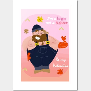 Bear Hugger V-Day Posters and Art